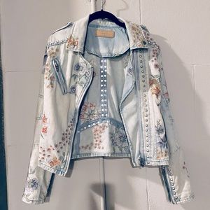 BlankNYC Embroidered Denim Jacket